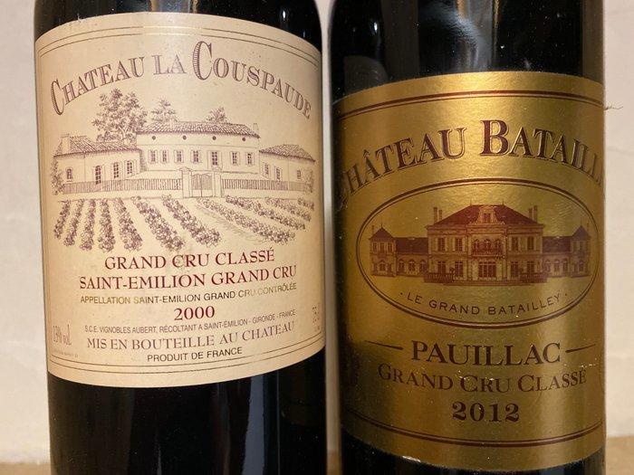2000 Château La Couspaude, 2012 Château Batailley -, Verzamelen, Wijnen