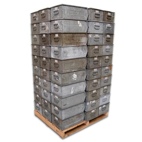 Gebruikte Magazijnbak staal palletaanbieding met, Zakelijke goederen, Kantoor en Winkelinrichting | Magazijn, Stelling en Opslag
