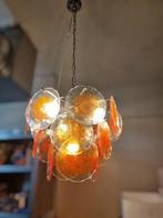 Plafondlamp - geblazen glas, Antiek en Kunst
