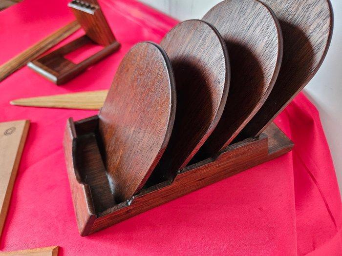 Antica Bottega Ghianda - Bureauset (6) - Hout, Antiek en Kunst, Antiek | Meubels | Stoelen en Sofa's