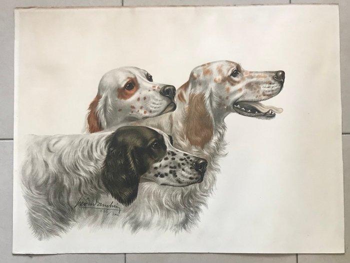 Leon Danchin (1889-1937) - Honden, Antiek en Kunst, Antiek | Overige Antiek