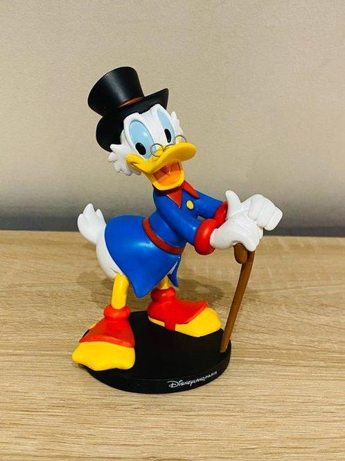 Disneyland Paris - Beeldje - Uncle Scrooge with walking, Verzamelen, Disney