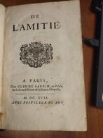 (Pierre de Villiers) - De lamitié - 1692