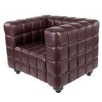 Lounge stoel Kubus Chair bruin, Verzenden