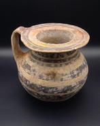 Daunia Grote Daunische Olpe met bandhandvat, geometrische, Antiek en Kunst