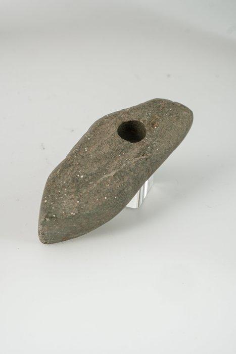 Neolithische geperforeerde stenen hamer – prehistorisch, Antiek en Kunst, Antiek | Overige Antiek