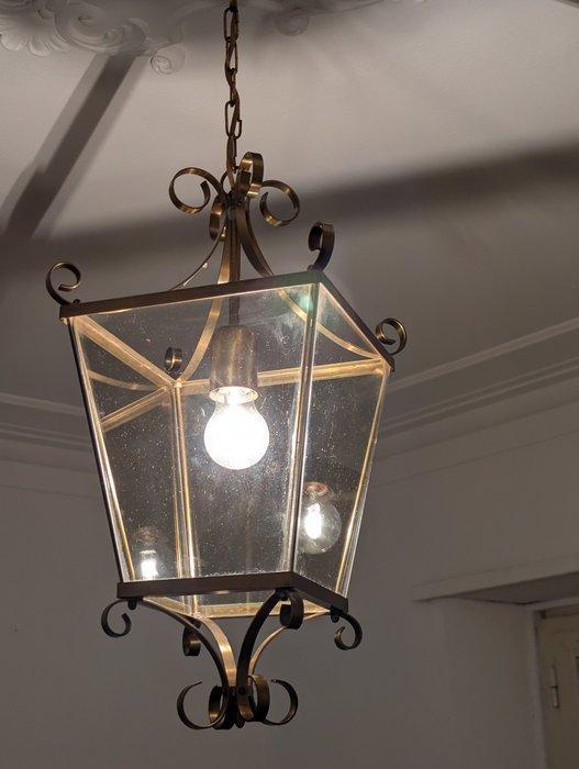 Plafondlamp - Messing, Antiek en Kunst, Antiek | Overige Antiek