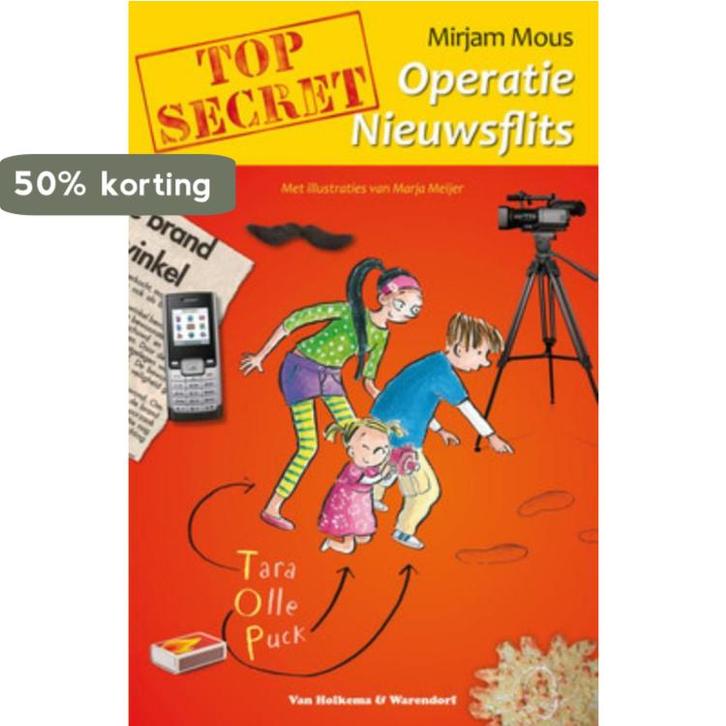 Operatie Nieuwsflits / Top Secret 9789047515524 Mirjam Mous, Boeken, Kinderboeken | Jeugd | onder 10 jaar, Gelezen, Verzenden
