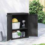 vidaXL Tuinkast 65x37x85 cm polypropeen zwart, Huis en Inrichting, Kasten | Overige, Verzenden, Nieuw