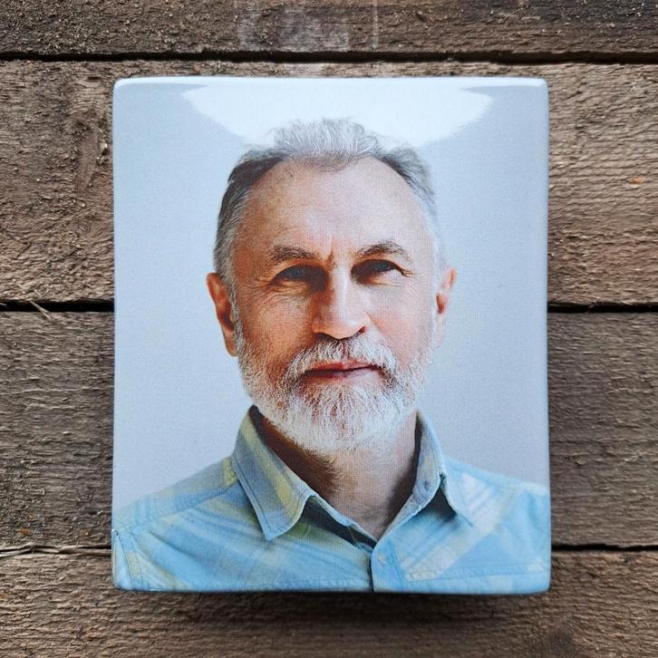 Emaille foto voor op een grafsteen, Verzamelen, Merken en Reclamevoorwerpen, Verzenden