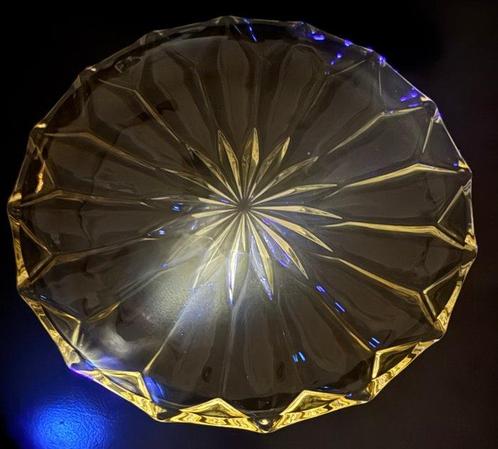 Pot - D. 31 cm - Ouraline, Verre de presse jaune-annagon -, Antiek en Kunst, Antiek | Glaswerk en Kristal