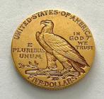 Verenigde Staten. 5 Dollars 1913 - Indian Head, Postzegels en Munten