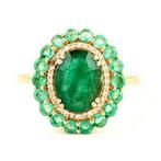 Zonder Minimumprijs - Ring - 14 karaat Geel goud -  3.45ct., Handtassen en Accessoires, Ringen, Nieuw