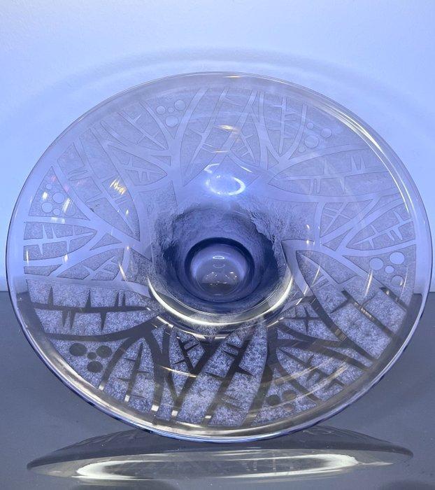 Dans le goût Le verre Francais - Charles Schneider - Plat -, Antiek en Kunst, Antiek | Glaswerk en Kristal