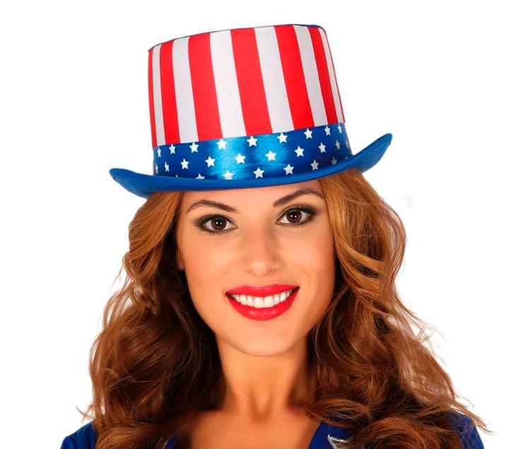 Hoed Amerikaanse Vlag, Hobby en Vrije tijd, Feestartikelen, Nieuw, Verzenden