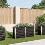 vidaXL Plantenbak verhoogd 160x40x77 cm gegalvaniseerd staal, Verzenden, Nieuw