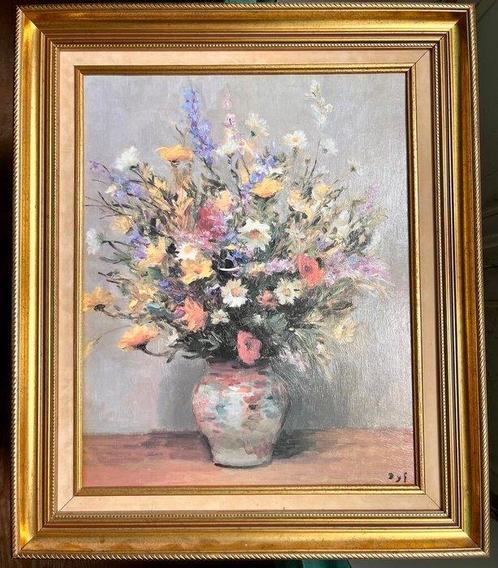 Marcel Dyf, Naar - Bouquet de fleurs, Antiek en Kunst, Kunst | Schilderijen | Klassiek