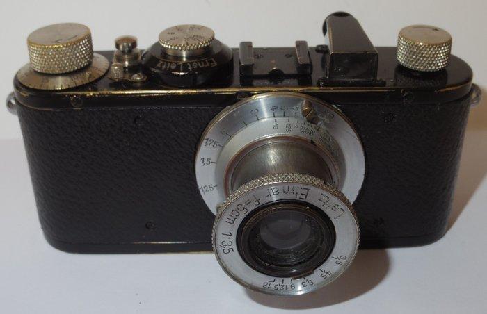 Leica I black nickel - 1930 - with chrome Elmar 3.5/5cm lens, Verzamelen, Foto-apparatuur en Filmapparatuur