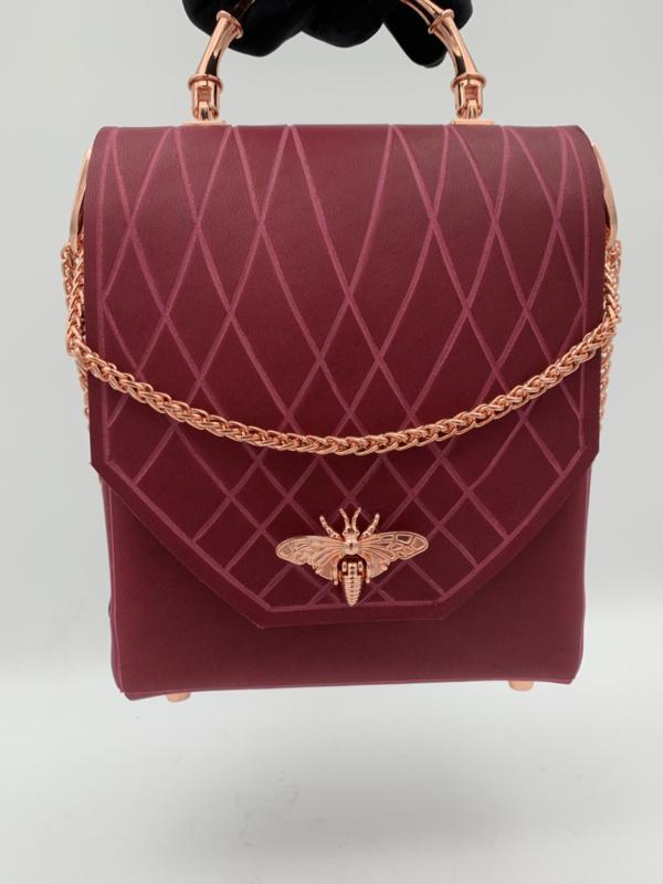 Handtas rose wine red messenger hand/cross body bag, Auto-onderdelen, Overige Auto-onderdelen, Nieuw, Ophalen of Verzenden