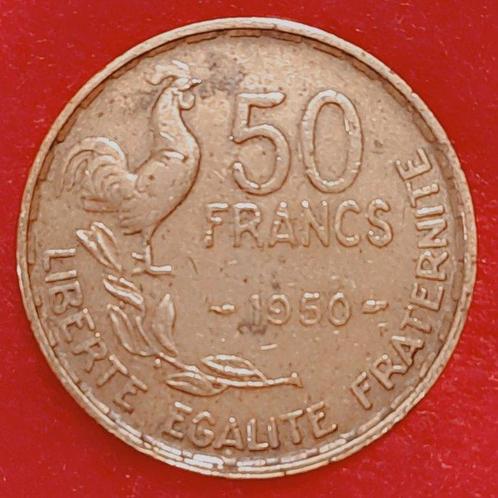 Frankrijk. Fourth Republic (1947-1958). 50 Francs 1950, Postzegels en Munten, Munten | Europa | Euromunten