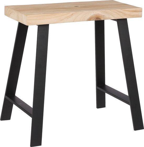 2dekans | Mica Decorations Plano Kruk - L46 x B32 x H46 cm -, Auto-onderdelen, Interieur en Bekleding, Ophalen of Verzenden