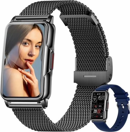 Waterdichte smartwatch met fitness tracker en hartslagmeter, Handtassen en Accessoires, Smartwatches, Nieuw, Verzenden