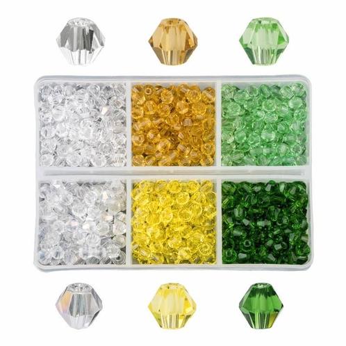 Fako Bijoux® - DIY Kralen Set - Glas Kralen Facet Geslepen -, Hobby en Vrije tijd, Kralen en Sieraden maken, Verzenden