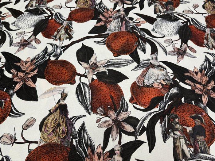 Citrusvruchten en adeldom – Een weefsel tussen natuur en, Antiek en Kunst, Antiek | Tapijten, Tafelkleden en Textiel