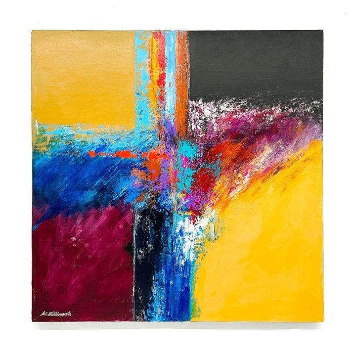 Kazuhiro Shimoda ( ) (1961) - Rebirth of memory (R-01), Antiquités & Art, Art | Peinture | Moderne