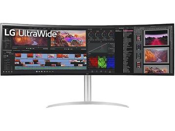LG -  Monitor 49wq95c-w 49 Ultrawide Dual Qhd  - Wit beschikbaar voor biedingen
