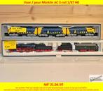 Marklin modeltreinen, locomotieven, wagons, rails, 2dehands, Ophalen of Verzenden, Gebruikt, Wisselstroom, Märklin