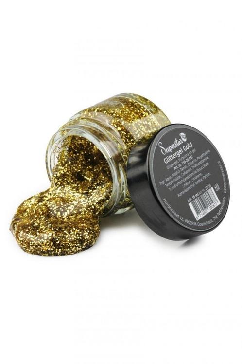 Gouden Glitter Gel, Hobby en Vrije tijd, Feestartikelen, Nieuw, Verzenden