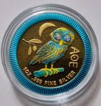 Niue. 2 Dollars 2020 Athena Owl, 1 Oz (.999), Postzegels en Munten, Munten | Europa | Niet-Euromunten