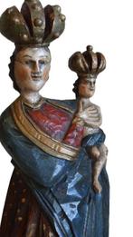 Figuur - Nossa Senhora com o Menino - 41 cm - Hout, Antiek en Kunst