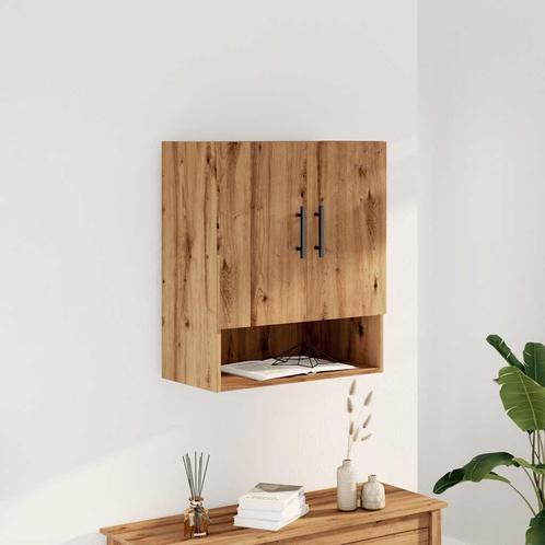 vidaXL Wandkast 60x31x70 cm bewerkt hout artisanaal, Huis en Inrichting, Kasten | Overige, Nieuw, Verzenden