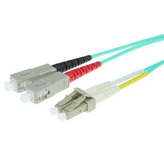 Glasvezelkabel OM3 - LC/SC - 2 meter (Duplex, 50/125m, UPC), Informatique & Logiciels, Pc & Câble réseau, Envoi