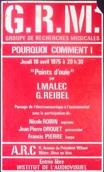 Poster over elektrische muziek concert in Frankrijk, Verzamelen, Verzenden, Nieuw, Overige onderwerpen, Met lijst