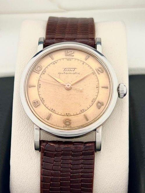 Tissot - Sans Prix de Réserve - Bumper Salmon Dial Vintage -, Handtassen en Accessoires, Horloges | Heren
