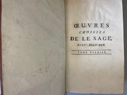 Alain-René Lesage - Oeuvres choisies - 1783, Antiek en Kunst, Antiek | Boeken en Manuscripten