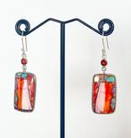 925 zilver - Kingman Oranje Dahlia Turquoise Kupfer -