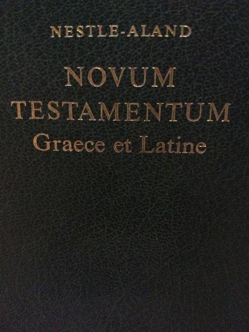 Greek-Latin New Testament-Pr-Fl-Vulgate/Nestle-Aland, Boeken, Overige Boeken, Zo goed als nieuw, Verzenden