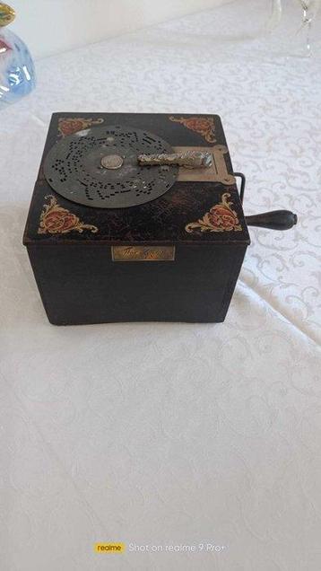 Boîte à musique à disque - 1850-1900 - Rare boîte à musique