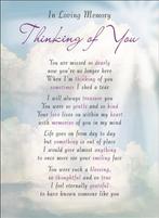 Rouwkaart herdenkingskaart in loving memory thinking of you, Nieuw