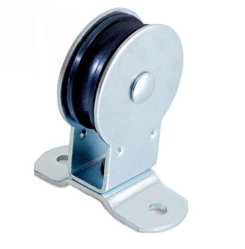 Staande katrol 50 mm verzinkt, Doe-het-zelf en Bouw, Hang- en Sluitwerk, Klink of Kruk, Nieuw, Overige materialen