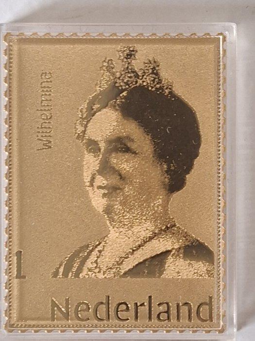 Nederland - Twaalf gouden postzegels van de koninklijke, Postzegels en Munten, Postzegels | Nederland