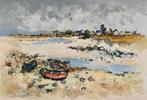 Gérard Desgranges (1919-2006) - Barques à marée basse, Antiek en Kunst, Kunst | Schilderijen | Klassiek
