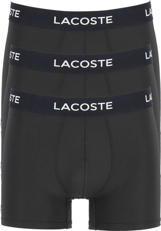 2dekans | Lacoste Boxershorts Heren Microfiber Zwart 3-Pack, Kleding | Heren, Ondergoed, Ophalen of Verzenden
