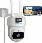 Ucocare Buiten Bewakingscamera - Ultra HD, 2K, 355° Kante.., Audio, Tv en Foto, Videobewaking, Nieuw, Verzenden