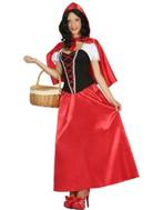 Roodkapje dames verkleed jurk voor carnaval, Ophalen of Verzenden