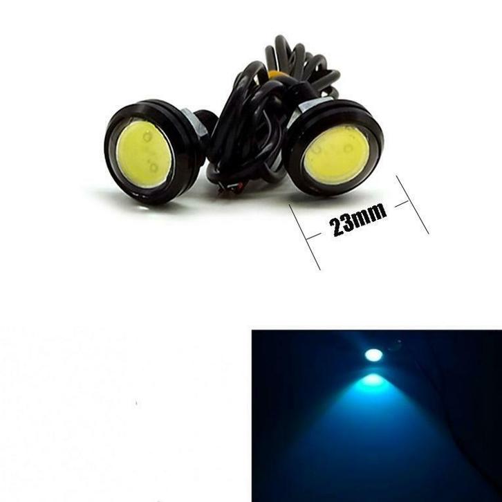 23MM LED - Eagle Eye - Crystal blauw - Waterproof, Auto-onderdelen, Verlichting, Verzenden